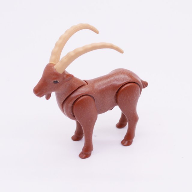 Playmobil 30651663 Berggeit Steenbok - Mountain Goat ,  groot uit kunststof in de kleur bruin. Geschikt vanaf 3+.