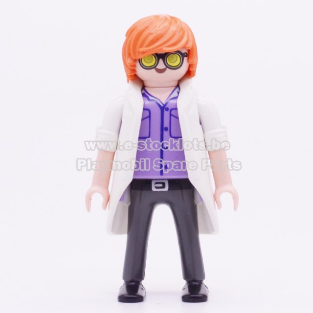 Playmobil 30002554 Man Labojas - Male Lab Coat ,  groot uit kunststof in de kleur /. Geschikt vanaf 3+.