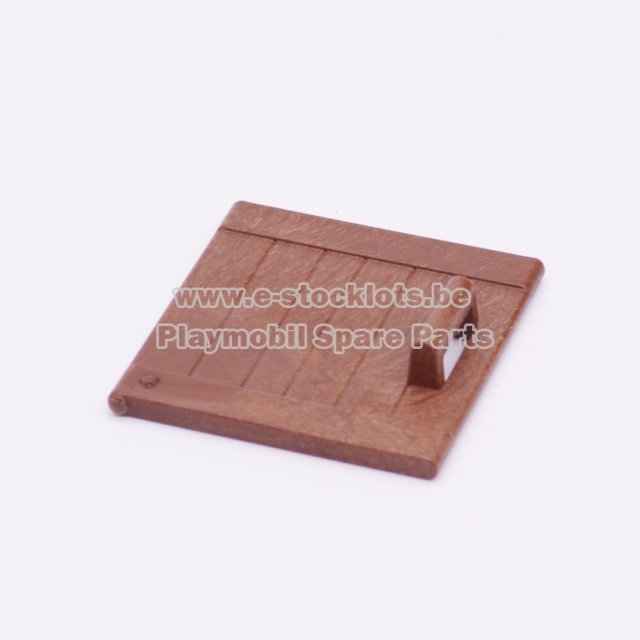 Playmobil 30222962 Deur Hout - Door Wood ,  groot uit kunststof in de kleur bruin. Geschikt vanaf 3+.